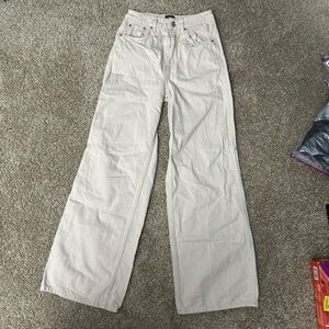 BDG Urban Outfitters Women’s Light Pink High Rise Wide‎ Leg Puddle Jeans Size 26